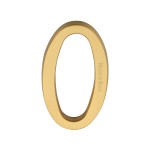 M Marcus Heritage Brass Numeral 0 - Concealed Fix 76mm